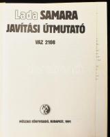 Lada Samara javítási útmutató. VAZ 2108. Bp.,1991,Műszaki. Kiadói kartonált papírkötés, kopott borít...