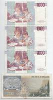 Olaszország 1976. 2000L + 1990. 1000L (3x) T:F
Italy 1976. 2000 Lira + 1990. 1000 Lira (3x) 
Kraus...