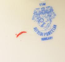 Alföldi retro mintás köretes tál, jelzett, d: 21 cm