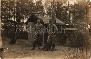 Osztrák-magyar katonák / WWI Austro-Hungarian K.u.K. military, group of soldiers. photo (EM)