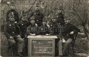 1911-1914 Zur Erinnerung an die Hälfte unserer Dienstzeit / WWI Austro-Hungarian K.u.K. military, gr...