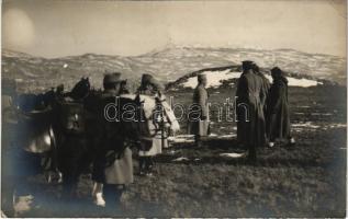 Osztrák-magyar katonák Montenegróban / WWI Austro-Hungarian K.u.K. military, soldiers in Montenegro. photo (EK)