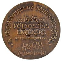 Várhelyi György (1942- ) 1995. "A Földművelésügy Miniszterétől - Az 1945. évi Földosztás emléké...