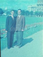 cca 1940-1950 Agfacolor diapozitívok, 8 db, 3,5×4 cm