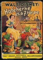 Walt Disney: Hófehérke és a 7 törpe. A Walt Disney Studio szövegével és képeivel. Ford.: Altay Margit. Bp., é.n., Palladis (Pallas-ny.), 47+(1) p. Kiadói kartonált papírkötés, sérült, hiányos gerinccel, néhány kissé koszos lappal, a címlapon ceruzás névbejegyzéssel (Varga Zsolt m. kir. hadnagy).