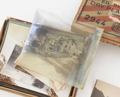 cca 1900 Svájc, Alpok 74 db fotó, nagyrészt Svájc Susch, Zürich, stb, néhány olasz kép, néhány üveg ...