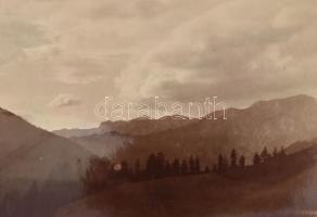 cca 1900 Svájc, Alpok 74 db fotó, nagyrészt Svájc Susch, Zürich, stb, néhány olasz kép, néhány üveg ...