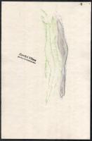 Somlai Vilma (1938-2007): Csendélet. Akvarell, pasztell, papír, jelzés nélkül, a hátoldalán a művész...