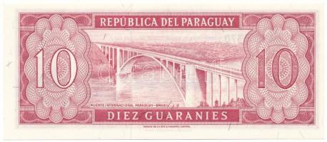 Paraguay DN(1963) 10G T:UNC-AU
Paraguay ND(1963) 10 Guaranies C:UNC-AU
Krause P#196