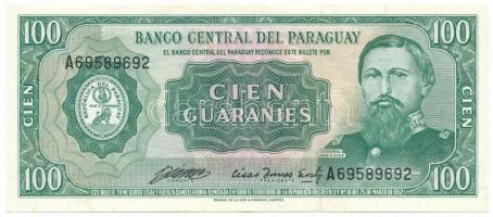 Paraguay DN(1963) 100G T:XF Paraguay ND(1963) 100 Guaranies C:XF Krause P#198