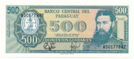 Paraguay DN(1963) 500G T:UNC Paraguay ND(1963) 500 Guaranies C:UNC Krause P#200