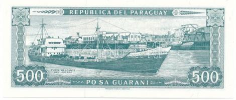 Paraguay DN(1963) 500G T:UNC
Paraguay ND(1963) 500 Guaranies C:UNC
Krause P#200