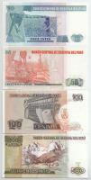 Peru 1987. 10I + 50I + 100I + 500I T:UNC, benne a 10I AU-XF
Peru 1987. 10 Intis + 50 Intis + 100 In...