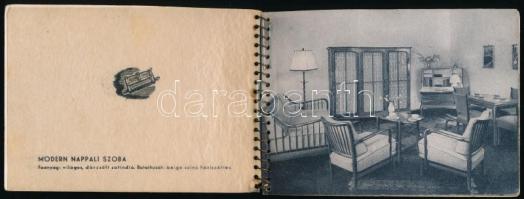 cca 1940 Bp., Podmaniczky u. 18. szám alatti bútorüzlet képes ismertető füzete
