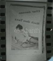 Akt és pornó repró negatívok, 3 tekercs