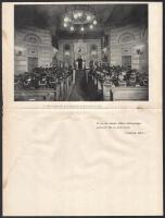 1927 Bp., zsidó gimnázium diákjai által összeállított versgyűjtemény, tűzött papírkötés, kissé visel...