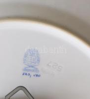 Herendi Viktória mintás porcelán fali tál. Kézzel festett, jelzett, hibátlan, működik. d: 28 cm