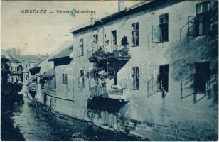 1910 Miskolc, Velence Miskolcon, Szinva-part. Ferenczi B. kiadása (fl)