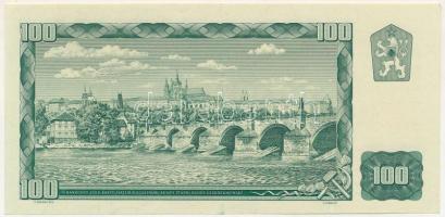 Csehszlovákia 1961. 100K "X 61 885648" T:F szép papír Czechoslovakia 1961. 100 Korun &quot...