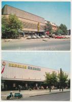 5 db MODERN magyar retro város képeslap a 60-as 70-es évekből: üzletek, áruházak. Képzőművészeti Ala...