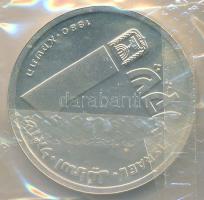 Izrael 1980. 1Sh Ag "Hanuka - Korfui menóra" tanúsítvánnyal, műanyag tokban T:UNC
Israel ...