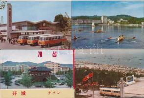 ÉSZAK-KOREA - 12 db modern észak-koreai képeslap tokban: Kaesong / 12 modern North Korean postcards with case: Kaesong