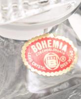 Whiskys üveg Bohemia kristály, csiszolt üveg dugóval 22 cm