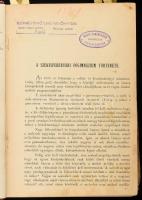 Gimnáziumok története, kolligátum:  Werner Adolf: A székesfehérvári főgimnázium története. Első és második közlemény. [A Ciszterci Rend Egri Kath. Főgimnáziumának Értesítője az 1894-95. tanévről], 3-88 p.+1 t.+3-76 p.+2 t.;  Kassuba Domokos: Az egri gymnasium. Első, második, és harmadik közlemény. [A Ciszterci Rend Egri Kath. Főgymnasiumának Értesítője az 1894/95. évről. Első közl.; uo. 1895/96. második közl.; uo., 1896/97. harmadik közl.], 3-150 p.;3-102 p.; 3-62 p.  A Cziszterci Rend Pécsi Főgymnasiumának története, 3-27 p.;  Szenczy Győző: Az intézeti épület története. [Bajai főgimnázium.], 3 t.+1-53+1 p.;  Horváth Cyrill: Önképző-körünk jubileuma. Emlékül az ifjuságnak, 35-45 p.;  A tanintézet életéből. 46-53+1 p.;  Átkötött félvászon-kötés, kopott borítóval, sérült gerinccel, néhány kijáró lappal, régi intézményi bélyegzésekkel.