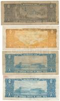 Brazília DN(1943) 5C + DN(1944) 1C (2x) + 2C (Első kiadások) T:F-VG
Brazil ND(1943) 5 Cruzeiros + N...