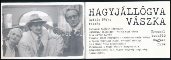 1996 Haggyállógva Vászka, Gothár Péter filmje, képes ismertető füzet