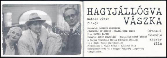 1996 Haggyállógva Vászka, Gothár Péter filmje, képes ismertető füzet