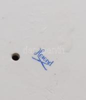 Herendi biszkvit és fehér mázas porcelán Kodály büszt, jelzett, hibátlan, m: 26 cm