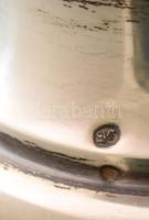 Lágytojásos vagy fűszeres tálkák kanállal. Jelzett, mesterjegyes SR. össz 108 g