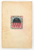 Erdélyi Szépmíves Céh emlékkönyv. 1924-1934. Kiadói papírborítékban.
Kós Károly illusztrációival 75...
