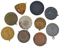 1939-1960. 10db-os sakk díjérem-tétel, közte 1db zománcozott T:XF-F