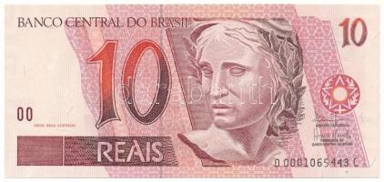 Brazília DN(2003) 10R T:UNC Brazil ND(2003) 10 Reais C:UNC Krause P#245A