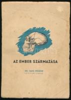 Dr. Han Weinert: Az ember származása. Bp., Novák Rudolf és Társa. Kiadói papírkötés, kopottas állapotban. Hans Weinert (1887-1967) német antropológus, a Kieli Egyetem Antropológiai Intézetének igazgatója, a nemzetiszocialista faji higiénia elkötelezett híve a náci korszakban.