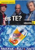 4 db modern magyarországi országgyűlési választás reklám képeslap