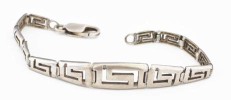 Ezüst (Ag) karlánc, jelzett 14,39 g, 18cm