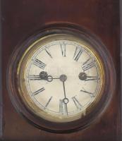 Zenélő falióra, zenélő szerkezettel. XIX. sz. vége, javított, működik, szép hangon zenél. Kulccsal, ...