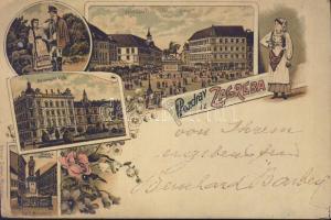 1898 Zagreb with folkwear litho (EK)