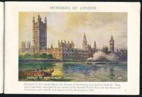 cca 1946 Memories of London, A Picture Souvenir of the World's Greatest City, színes képekkel i...