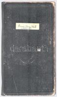 1947 József Nádor Műszaki és Gazdaságtudományi Egyetem leckekönyve, gróf Teleki Géza és mások aláírá...