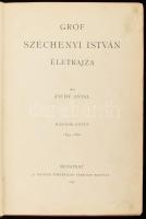 Magyar Történeti Életrajzok sorozat 2 kötete: Zichy Antal: Gróf Széchenyi István életrajza. II. köt. 1845-1860.; Dézsi Lajos: Szenczi Molnár Albert (1574-1633). [Egybekötve]. Bp., 1897, Magyar Történelmi Társulat. Szövegközti és egészoldalas, fekete-fehér képekkel illusztrálva. Korabeli, aranyozott gerincű félbőr-kötésben, kissé sérült, kopottas borítóval és gerinccel, helyenként kissé sérült, foltos lapokkal.