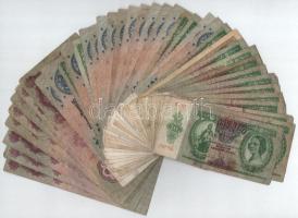 1930-1941. 40db-os vegyes pengő bankjegy tétel T:F,VG