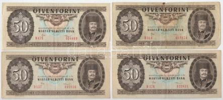 1969-1986. 10Ft-100Ft (9x) T:F,VG közte szép papír is