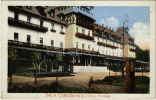 Calimanesti, Baile Calimanesti; Hotelul Societati / hotel (EB)