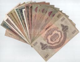 21db-os vegyes pengő bankhegy tétel T:F,VG közte szép papír