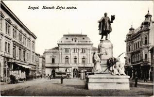 Szeged, Kossuth Lajos szobor, Pósz Alajos üzlete