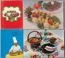 2 db modern magyar receptes képeslapfüzet / 2 modern Hungarian postcard booklets with recipes